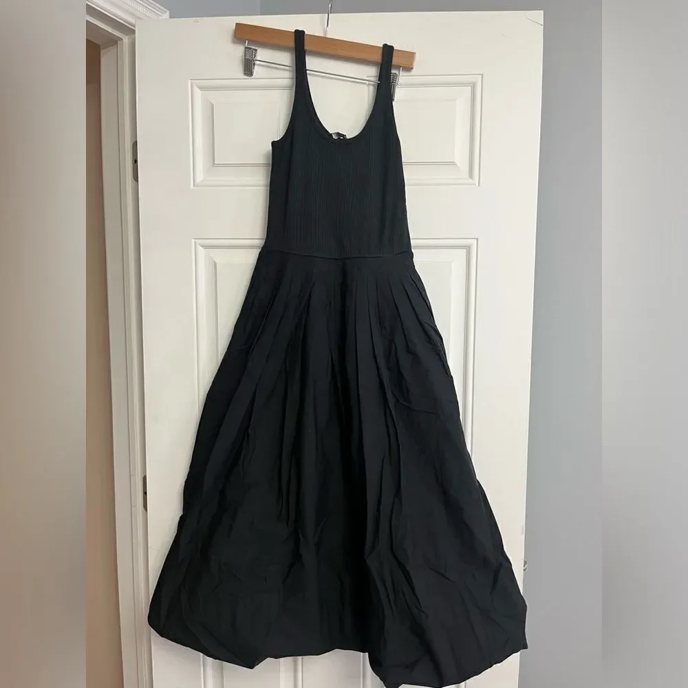 J.Crew Fitted tank dress with poplin bubble skirt NWT Size XXS